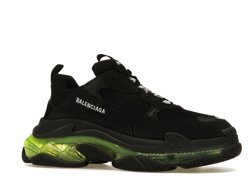 Balenciaga Triple S Black Yellow Fluo