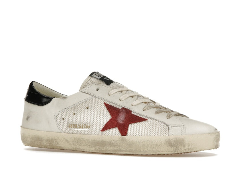 Golden Goose Super-Star White Red Black