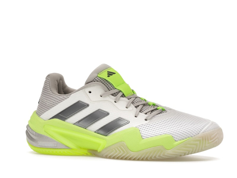 adidas Barricade 13 Clay Cloud White Iron Metallic Lucid Lemon (Women's)