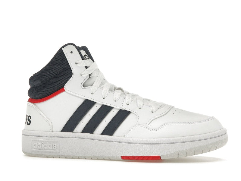 adidas Hoops 3.0 White Navy Red