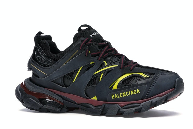 Balenciaga Track Trainers Black Bordeaux