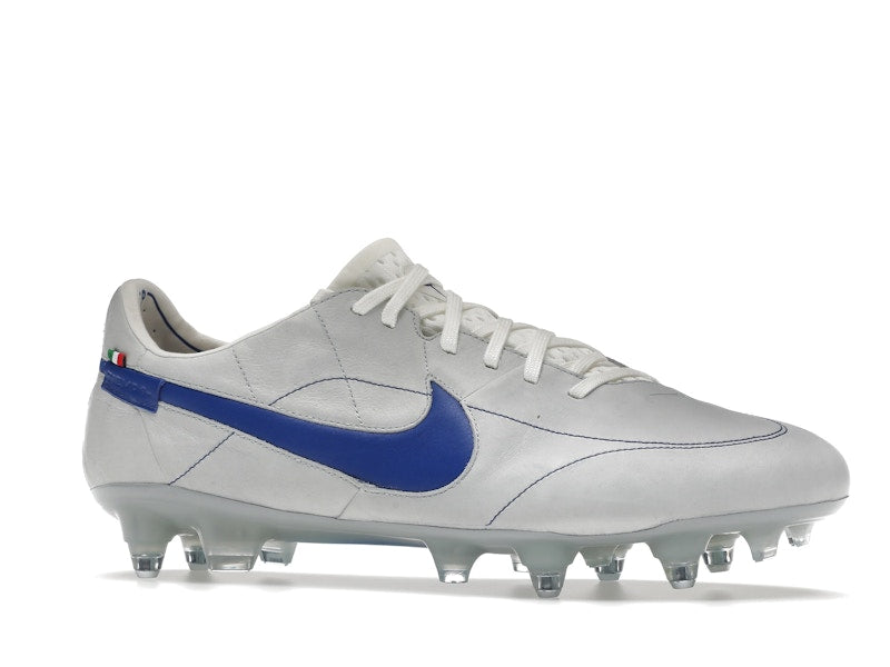 Nike Tiempo Legend 9 Elite MI SG-Pro Anti-Clog Traction Montebelluna Leather White Game Royal