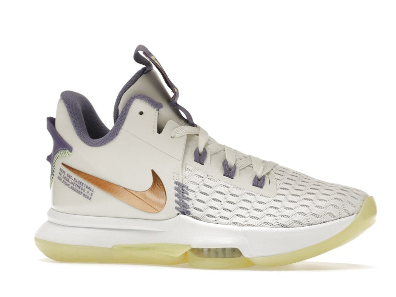 Nike LeBron Witness 5 Summit White Metallic Bronze