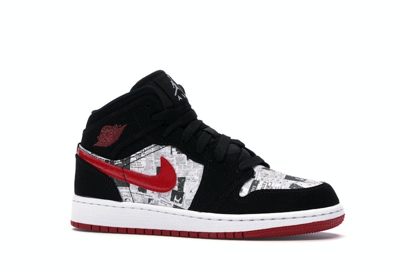 Jordan 1 Mid Newspaper Air Times (GS)