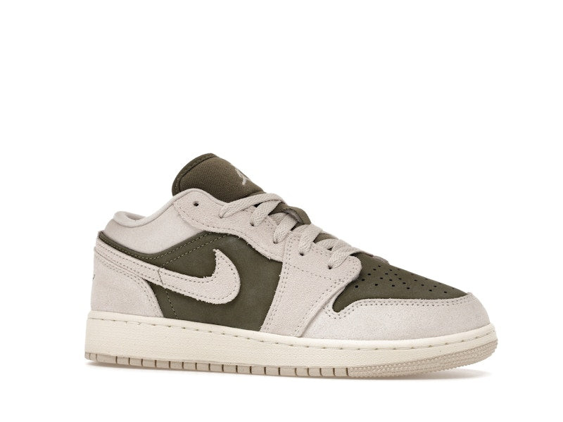 Jordan 1 Low SE Medium Olive Sail (GS)