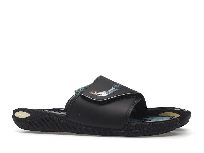 adidas Reptossage Hook-And-Loop Slides Yu-Gi-Oh! Blue Eyes White Dragon
