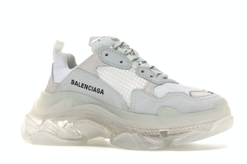 Balenciaga Triple S White Clear Sole (Women's)