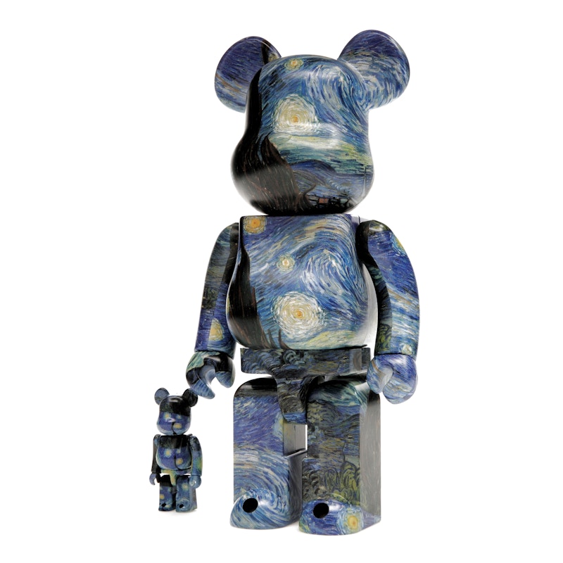 Bearbrick Vincent van Gogh The Starry Night 100% & 400% Set