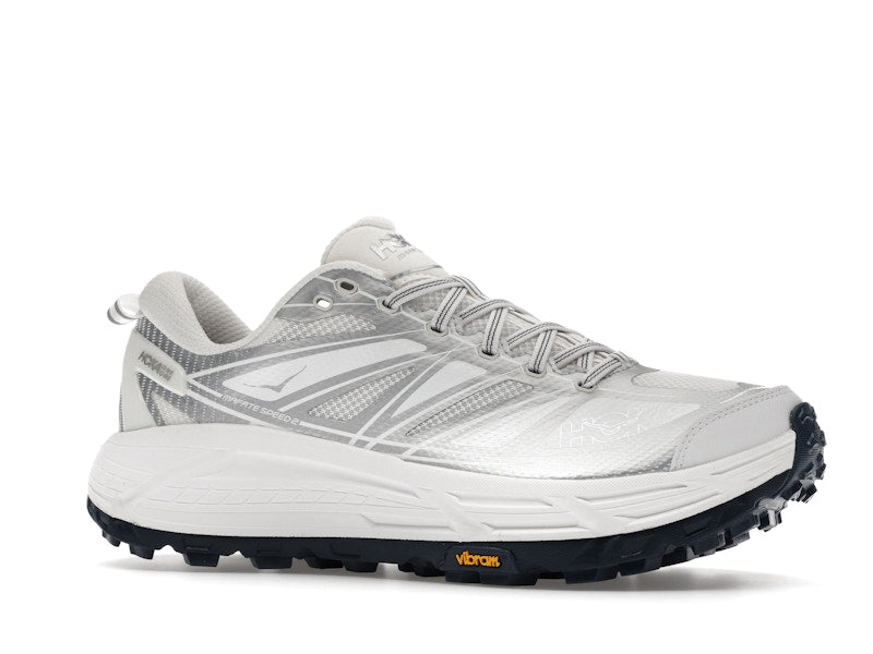 Hoka One One Mafate Speed 2 White Silver
