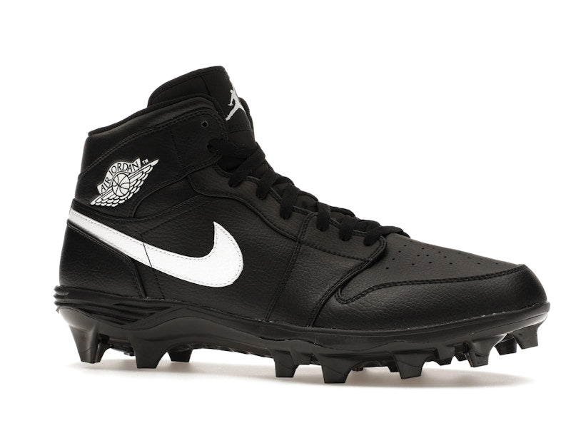Jordan 1 Mid TD Cleat Black White