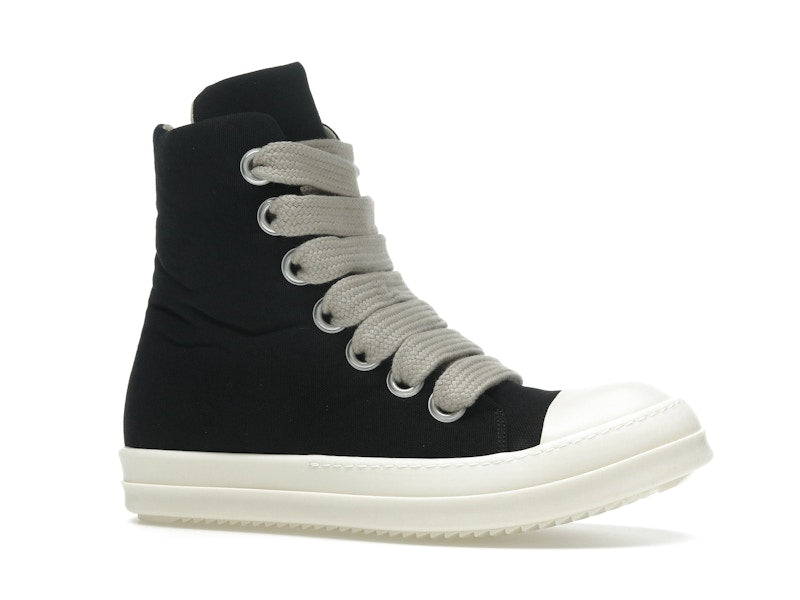 Rick Owens DRKSHDW Hollywood Jumbo Lace Puffer High Top Black Milk