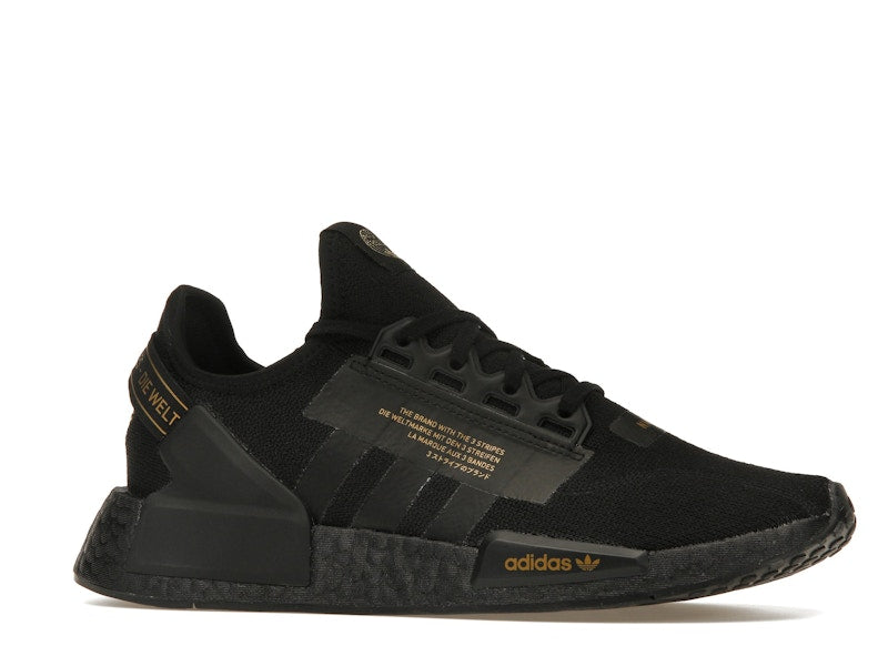 adidas NMD R1 V2 Black Gold Metallic