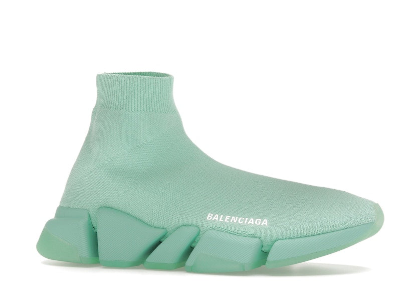Balenciaga Speed 2.0 Recycled Transparent Sole Green