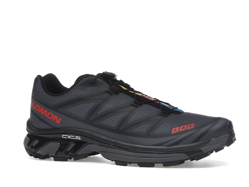 Salomon XT-6 JJJJound Black Fiery Red