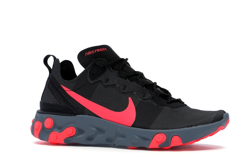 Nike React Element 55 Black Solar Red