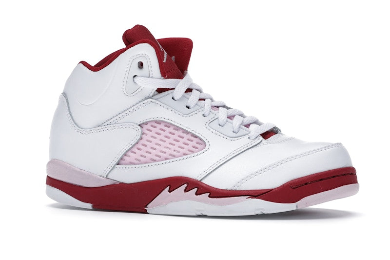 Jordan 5 Retro White Pink Red (PS)
