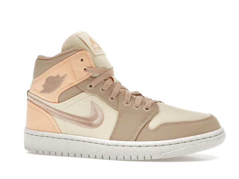 Jordan 1 Mid SE Canvas Khaki (Women's)