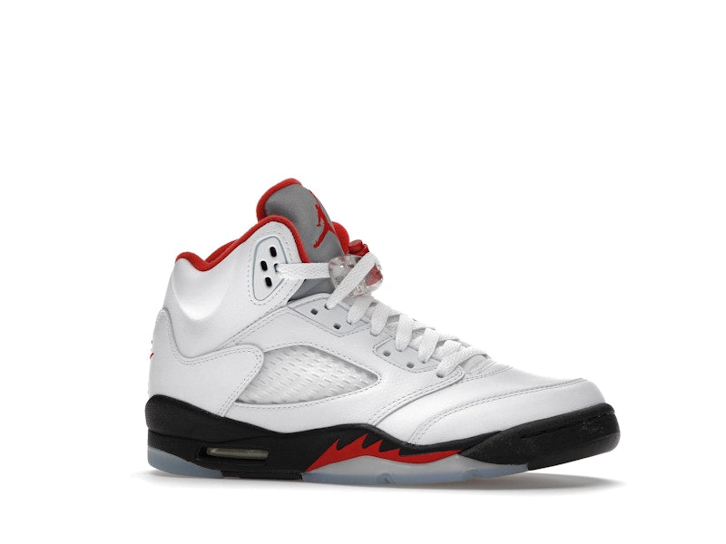 Jordan 5 Retro Fire Red Silver Tongue (2020) (GS)