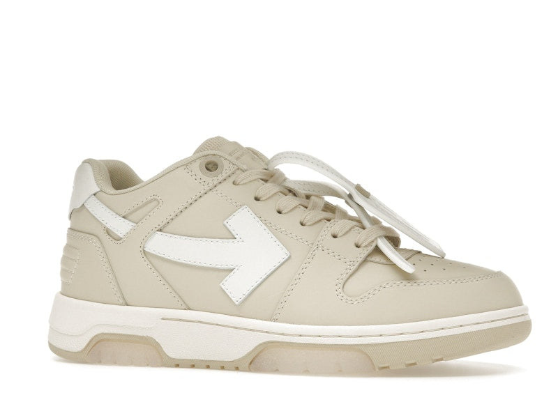 OFF-WHITE Out Of Office OOO Low Tops Angora White