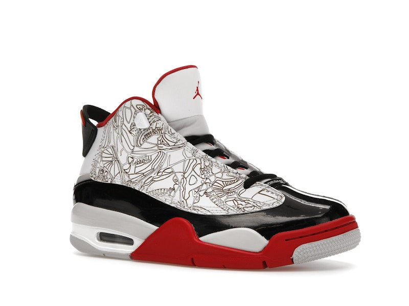 Jordan Dub Zero White Varsity Red (2022) (GS)