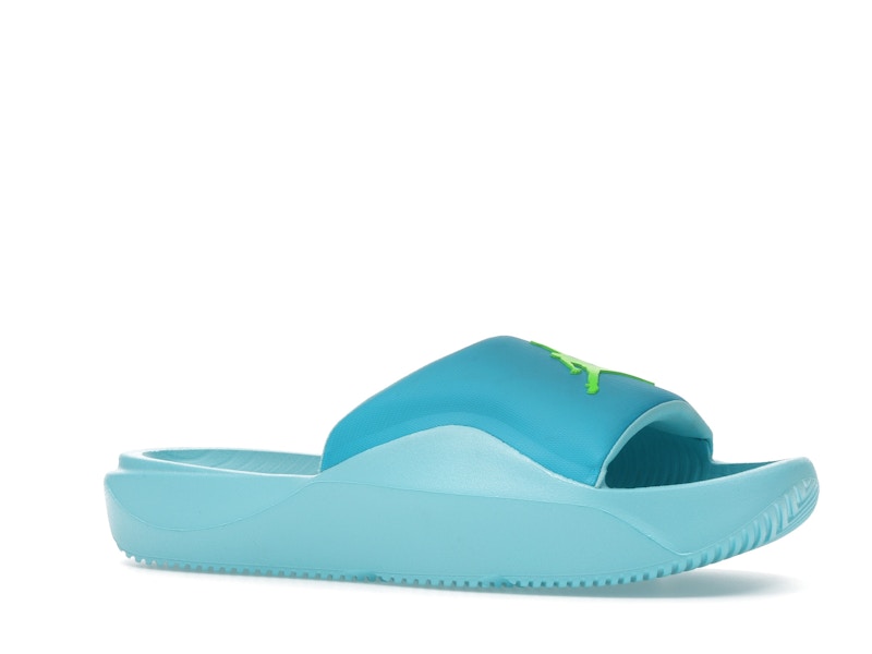Jordan Franchise Slide Chlorine Blue Copa Electric Green