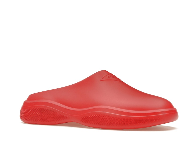 Prada Foam Rubber Mule Red