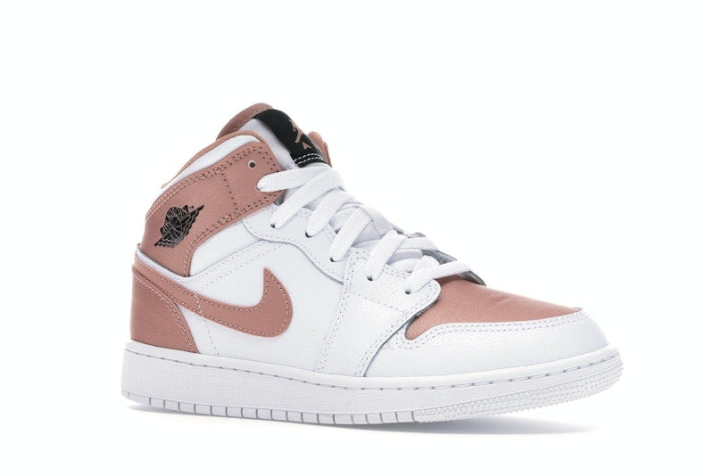 Jordan 1 Mid White Rose Gold (GS)