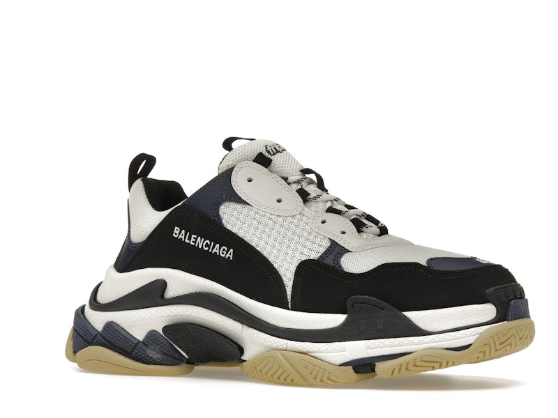 Balenciaga Triple S White Navy Black