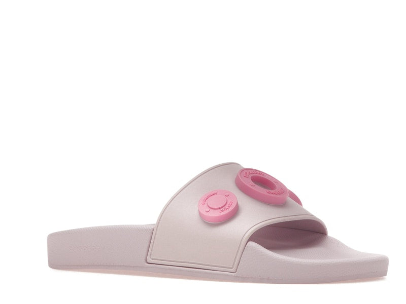 Burberry Logo Graphic Rubber Slide Pale Candy Pink (Women's)