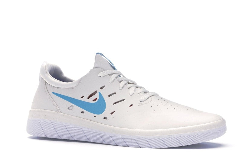 Nike SB Nyjah Summit White Light Blue Fury