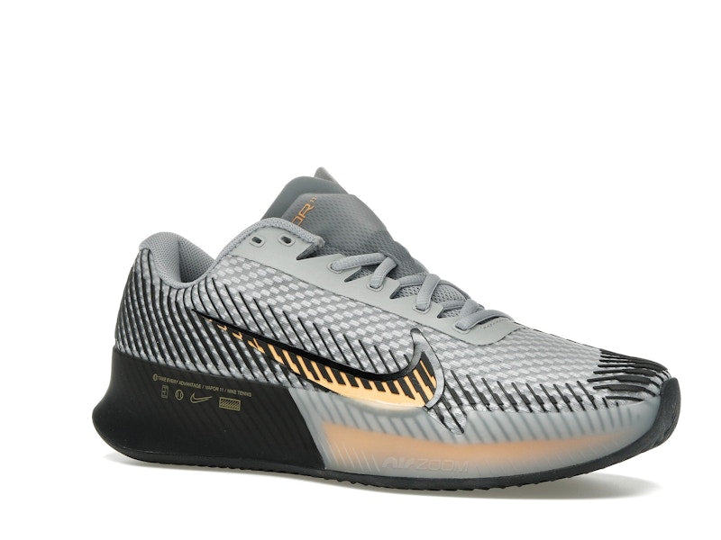 Nike Court Air Zoom Vapor 11 Clay Wolf Grey Laser Orange