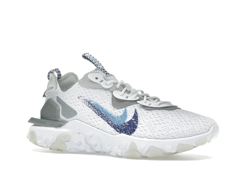 Nike React Vision White Double Blue Swoosh