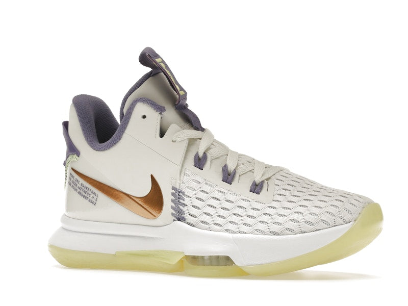 Nike LeBron Witness 5 Summit White Metallic Bronze