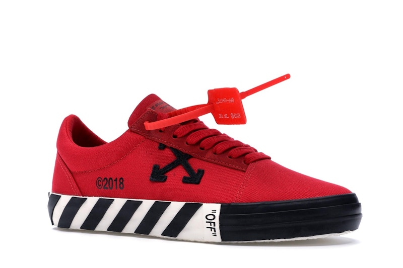 OFF-WHITE Vulc Low Red