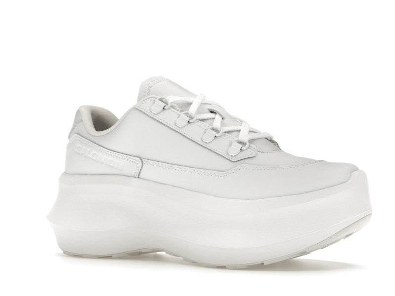 Salomon SR811 Leather Platform Comme des Garcons White
