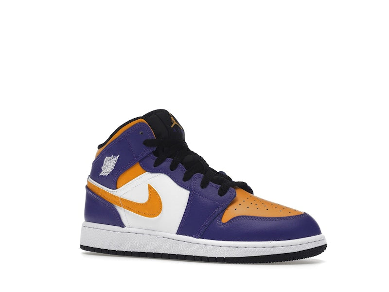 Jordan 1 Mid Lakers (2022) (GS)