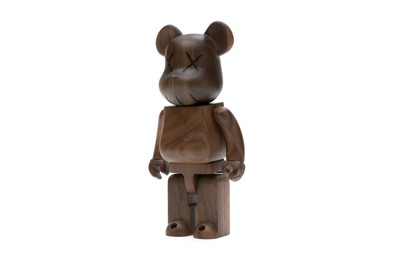 Bearbrick WORLD WIDE TOUR KAWS (Karimoku Wood) 400% Wood