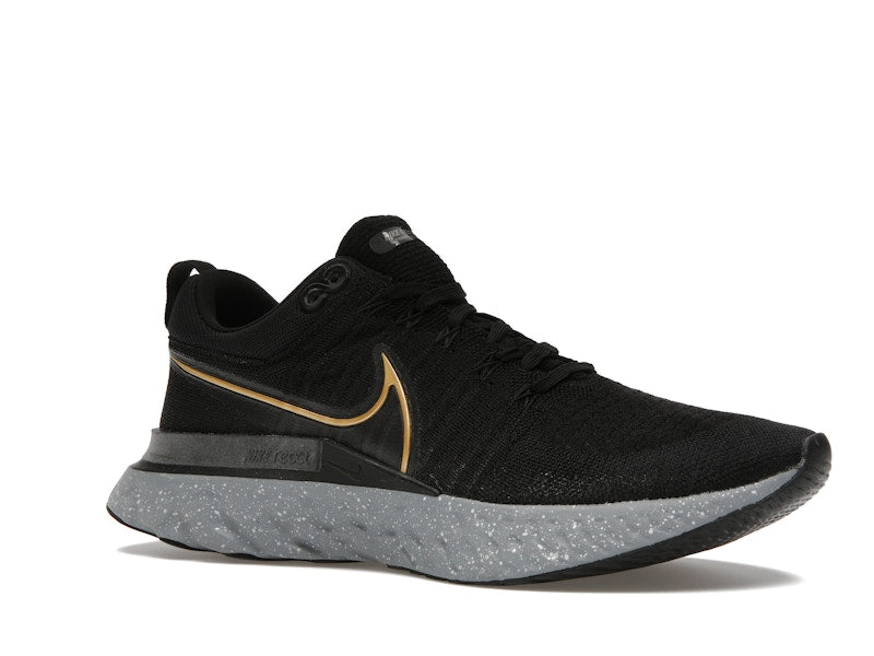 Nike React Infinity Run Flyknit 2 Black Gold
