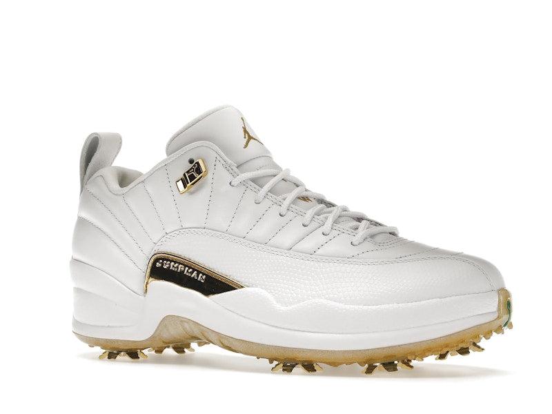Jordan 12 Golf Metallic Gold