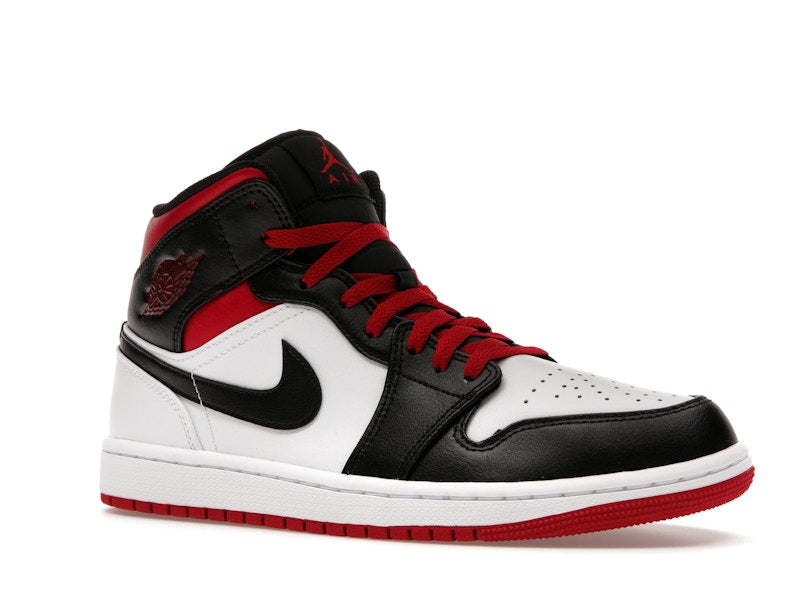 Jordan 1 Mid Gym Red Black Toe