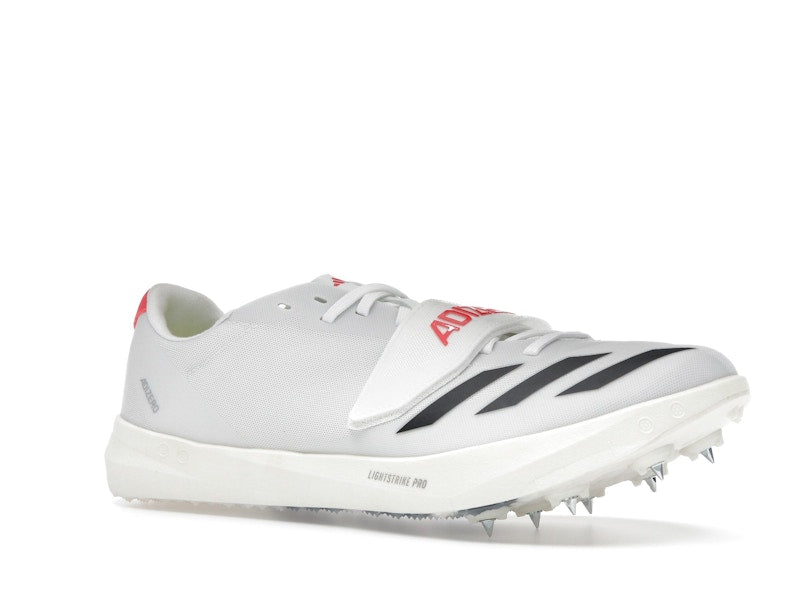 adidas Adizero TJ/PV Track and Field Cloud White Core Black Lucid Red