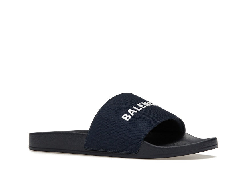 Balenciaga Pool Slide Navy