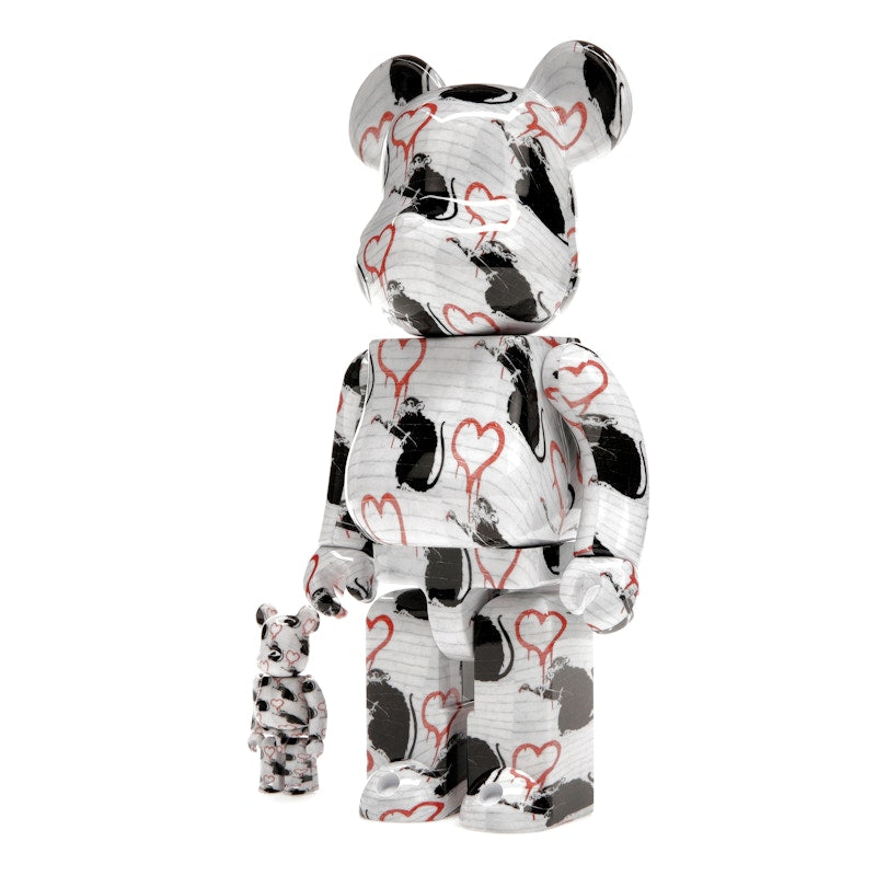 Bearbrick Love Rat 100% & 400% Set