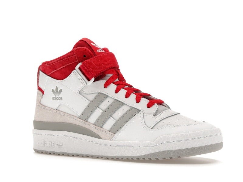 adidas Forum Mid White Red Grey