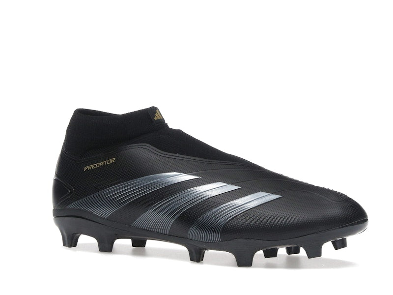 adidas Predator League Laceless FG Core Black Carbon Gold Metallic