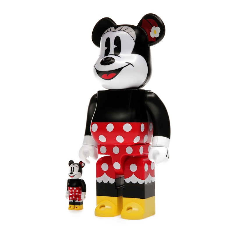 Bearbrick x Disney Minnie Mouse 100% & 400% Set