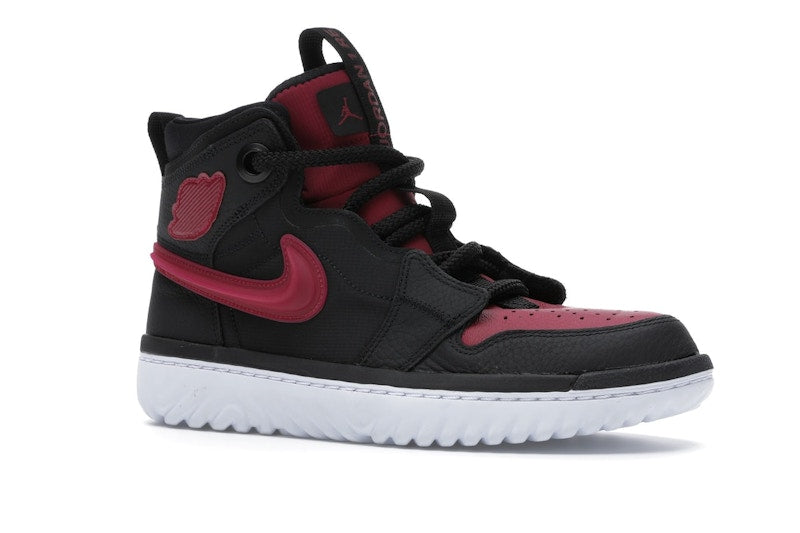 Jordan 1 High React Black Noble Red