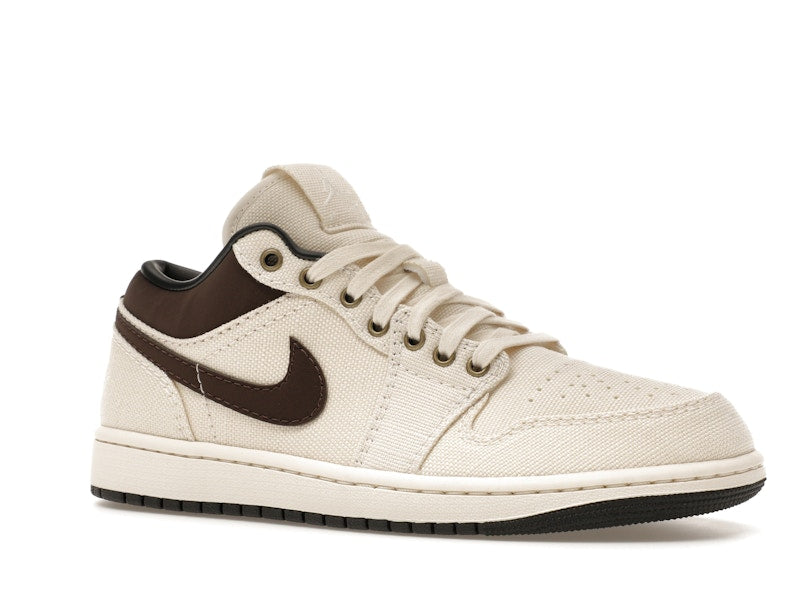 Jordan 1 Low Premium Pale Ivory Off Noir Baroque Brown