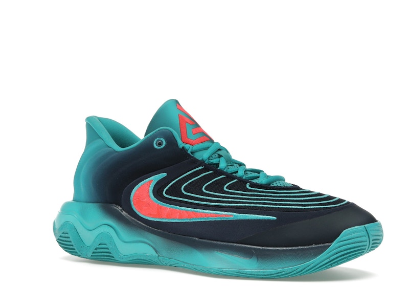 Nike Giannis Immortality 4 Dusty Cactus Obsidian Bright Crimson