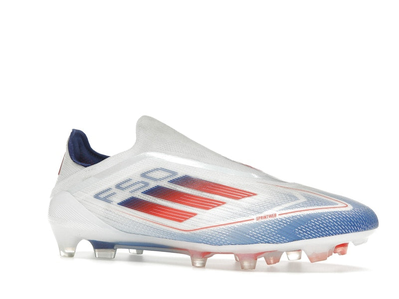 adidas F50 Elite Laceless FG Cloud White Solar Red Lucid Blue